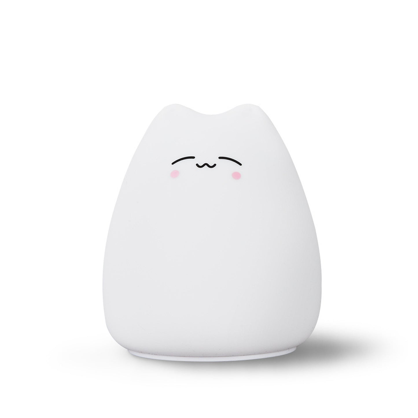 LED Colorful Night Light Energy Saving Eye-Protection Colors Changing Cartoon Cat Bedroom Bedside Lamp (90 x 89 x 102mm) clever cat
