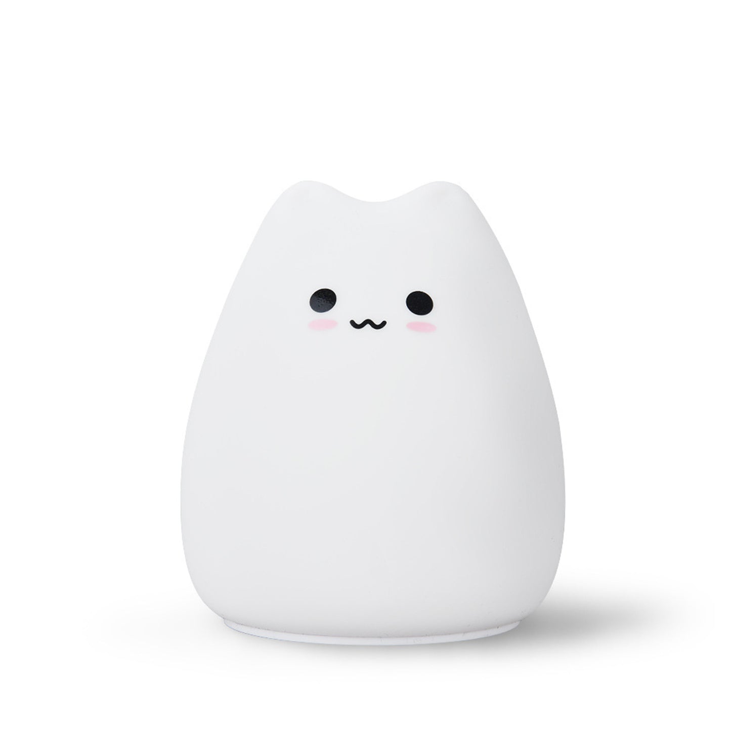 LED Colorful Night Light Energy Saving Eye-Protection Colors Changing Cartoon Cat Bedroom Bedside Lamp (90 x 89 x 102mm) Cute cat