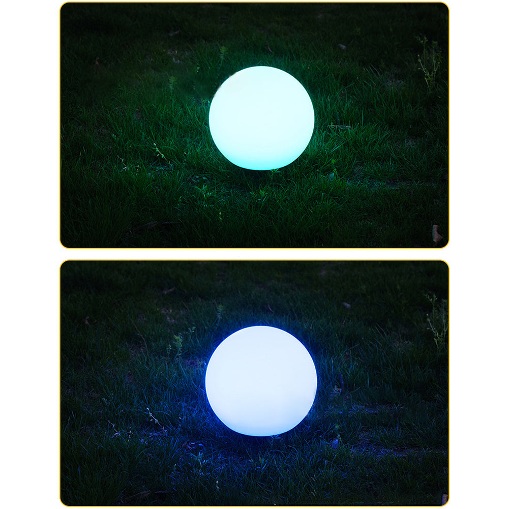 Solar LED Ball Lights Color Changing Outdoor Ip65 Waterproof Garden Solar Globe Lamp 15cm