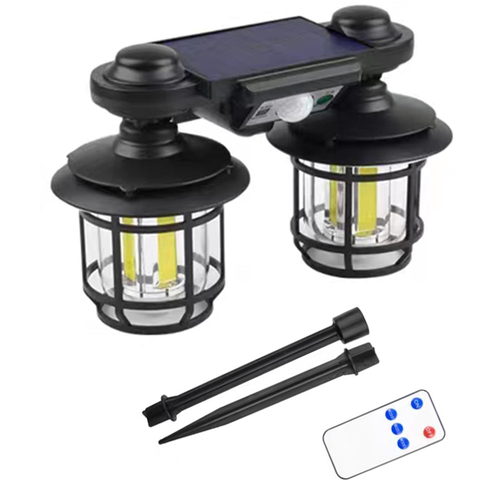 Solar Outdoor Lights 192COB Solar Powered Lights Waterproof Landscape Security Lamps For Yard Garden Driveway Pathway split square