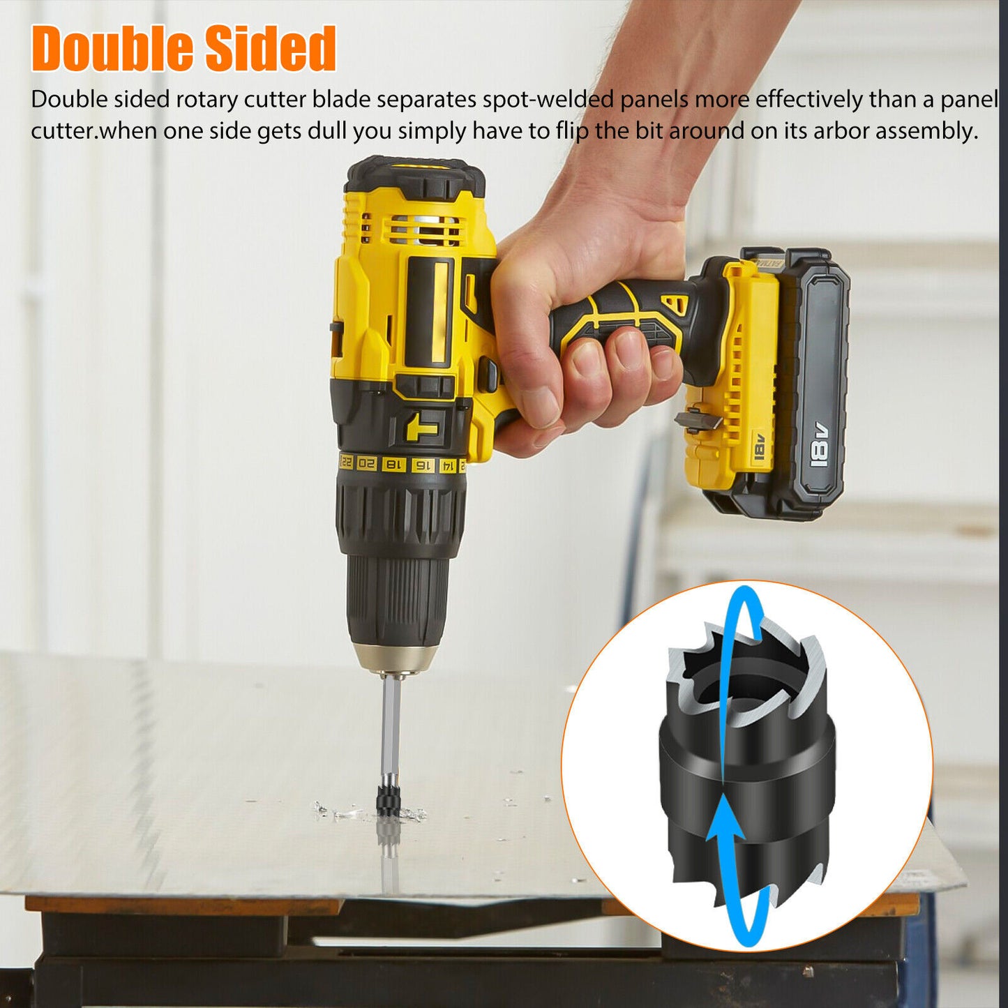 13pcs 3/8"" Spot Weld Drill Bits High Hardness Wear Resistant Metal Hole Cutter Remover Kit Power Tool Accessories 13PCS