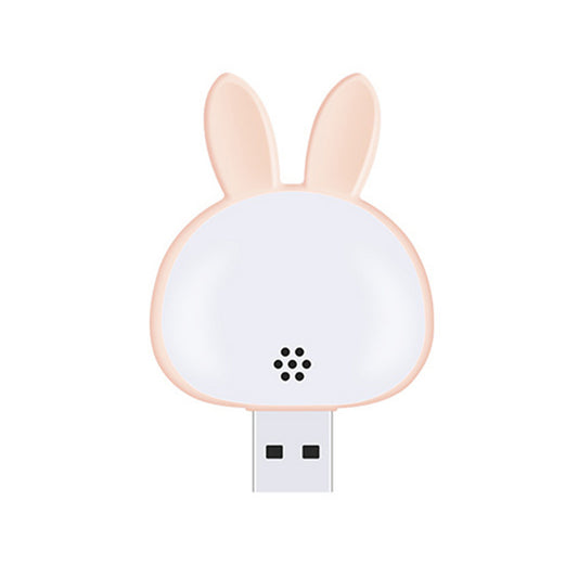 USB Night Light Intelligent Voice Control 3 Color Adjustable Brightness USB Plug-in LED Night Lamp For Nursery Dorm Bedroom pink
