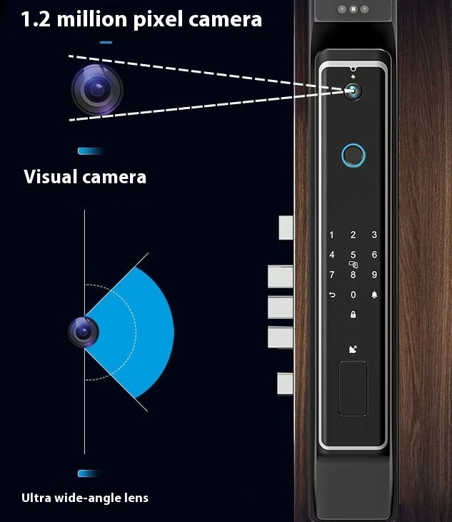 Face Recognition Peephole View Smart Door Lock
