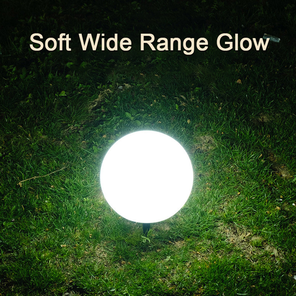 Solar LED Ball Lights Color Changing Outdoor Ip65 Waterproof Garden Solar Globe Lamp 25cm
