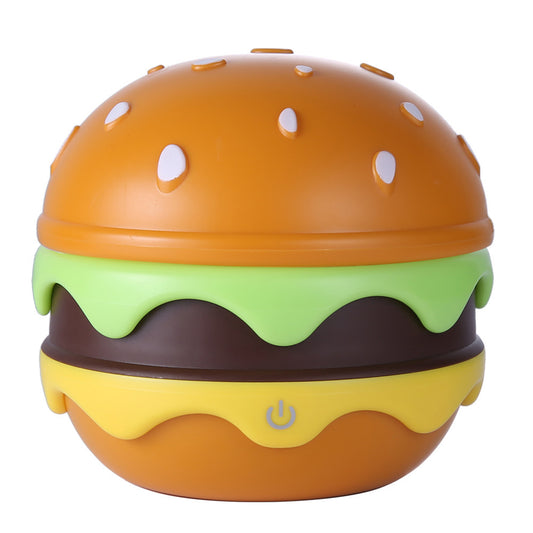 Kids Hamburger Desk Lamps With Adjustable Gooseneck Hose Rechargeable Dimming Touch Sensor Night Light Desk Accessories For Boys Girls Gifts Hamburger night light