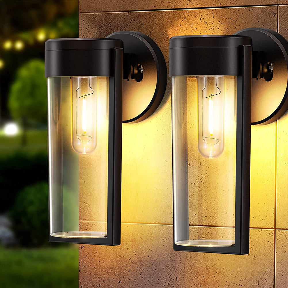 6pcs LED Solar Garden Lights With 600MAH NI-MH Battery IP65 Waterproof Energy Saving Solar Powered Outdoor Courtyard Lamp wall mounted
