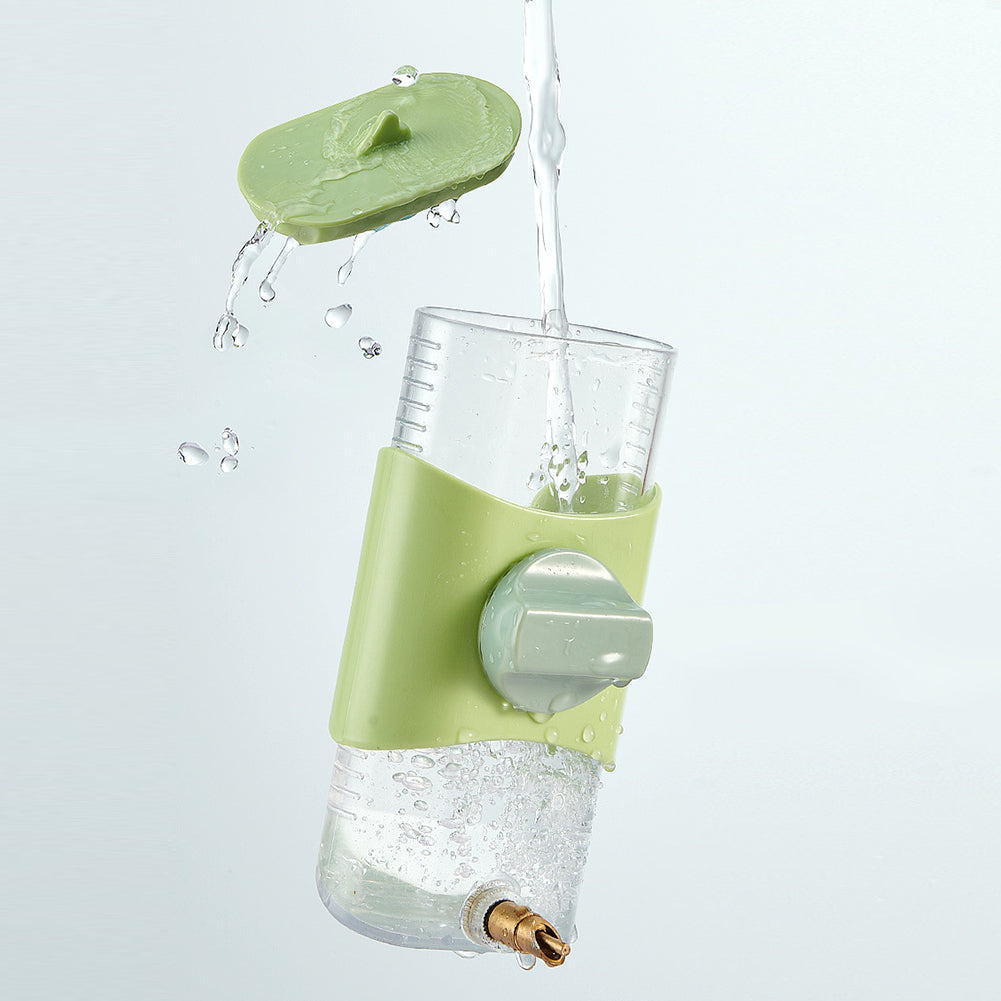 Automatic Birds Water Feeder 300ml Large Capacity Reuseable Firing Pin Water Bottle Bird Water Dispenser (8 x 10 x 16cm) Yellow