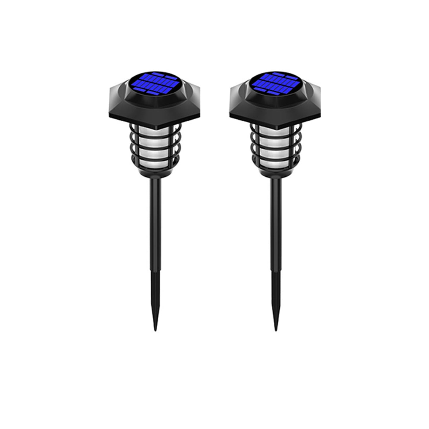 Solar Dynaming Flame Lights Outdoor Waterproof Flickering Flame Torch Light Landscape Lamp 66led 2 Pack
