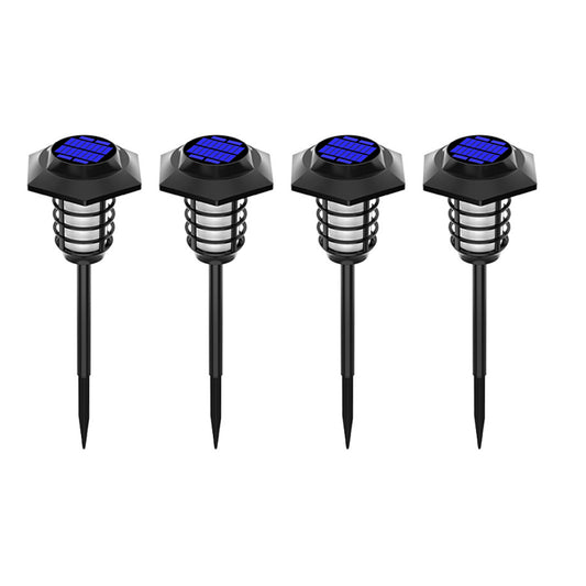 Solar Dynaming Flame Lights Outdoor Waterproof Flickering Flame Torch Light Landscape Lamp 48led 4 Pack
