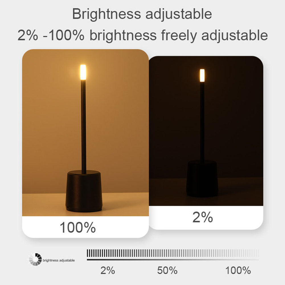 LED Desk Lamp 5-100% Adjustable Brightness Stepless Dimming Touch Sensor Bedroom Bedside Lamp For Living Room Bedroom gold