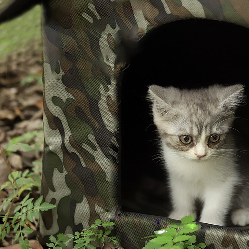 Outdoor Waterproof Cats Dog Houses Winter Tent Indoor Outdoor Cold-Proof Nest For Small Medium Pet Animal trumpet