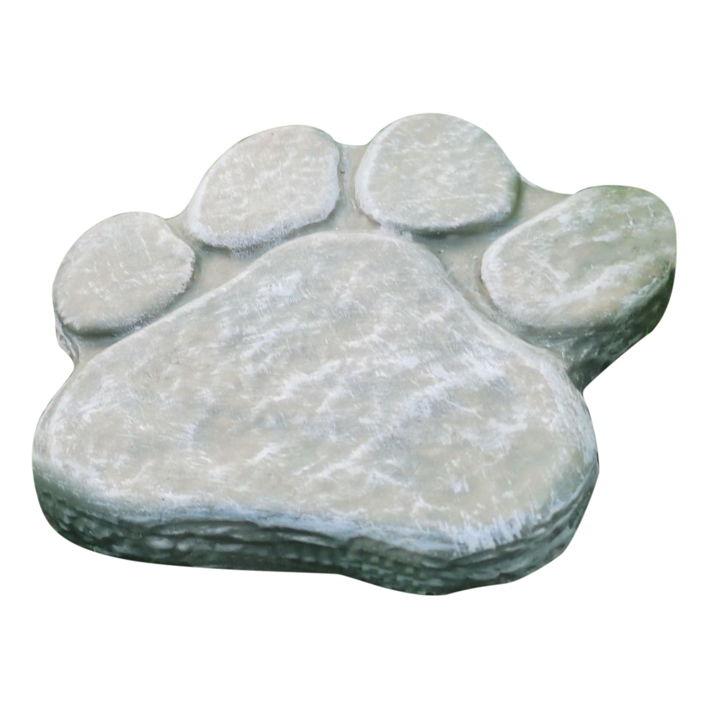 Outdoor Resin Pawprint Remembrance Tombstone With 4x3 Inch Personalized Picture Frame Pet Memorial Gifts For Lawn Backyard Courtyard green product without words