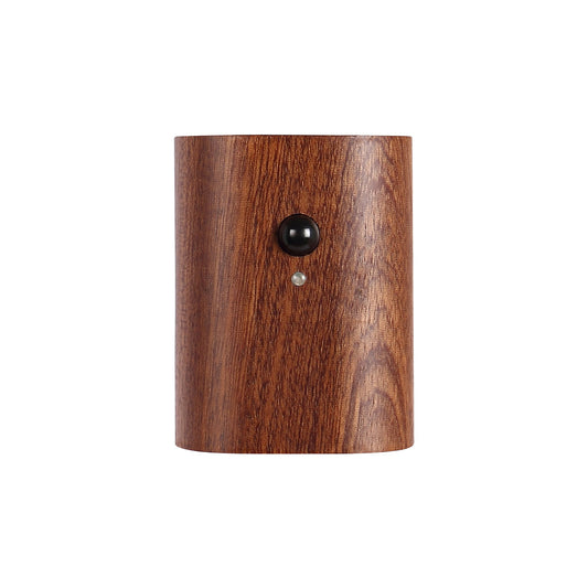 0.4W LED Wall Lamp USB Rechargeable Motion Sensor Magnetic Wood Grain Night Lights Wall Light Fixtures For Bedroom Kitchen Corridor Stairs Lighting Sapele (2 pieces)