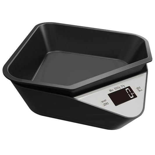 Pet Food Measuring Scale Highly Accurate 5000g Kitchen Digital Food Scale With Bowl For Feeding Pet Cooking Baking black