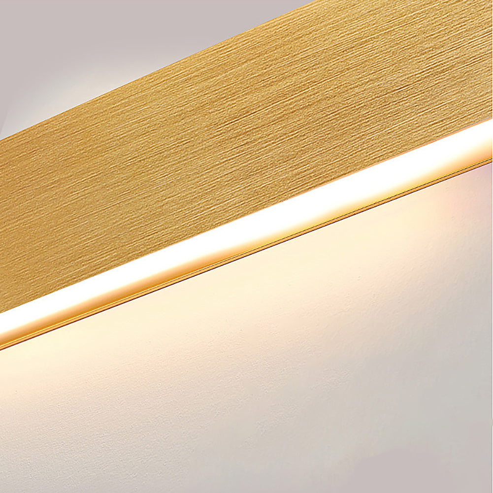 40cm 85-265v 14w Rectangle LED Wall Lamp Ultra-Thin Remote Control Bedroom Bedside Light Brushed Silver