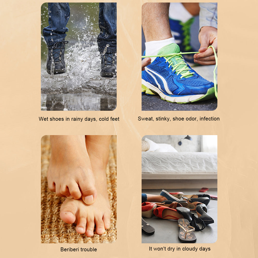 Boot Dryer Shoe Dryer 120 Minute Timer 90° Folding Design 360° Quick Drying Glove Warmer For Shoes Gloves Hats Socks Ski Boots EU Plug