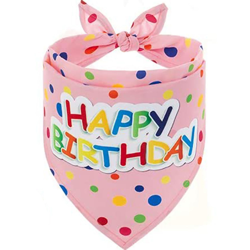 Dog Birthday 1st Party Supplies Scarf Tutu Skirt Crown Hat With 0-8 Numbers Pet Supplies For Puppy Birthday Outfit as shown