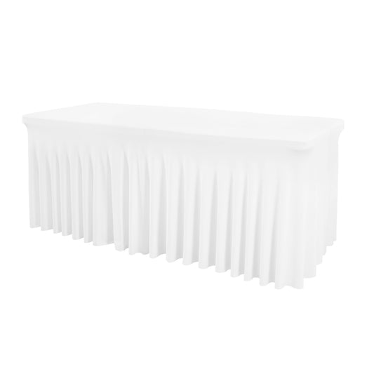 Table Cloth For Rectangle Table Wrinkle-Resistant Washable Tablecloth Table Skirt For High Top Bar Wedding Party Events 4FT(122 x 60 x 76cm)