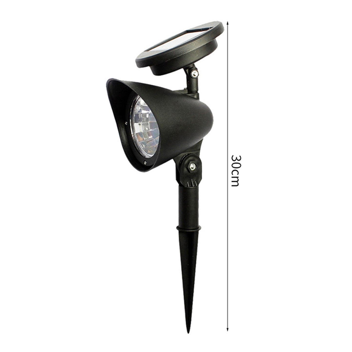 Solar Powered Spotlight 4LED Lamp Waterproof Solar Spotlight In-Ground Landscape Wall Light Outdoor Lighting warm light